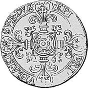 Belgium Real (Ferdinand of Bavaria) KM# A36 EPI...PRI...VT BA ET SV B DVX coin reverse Belgium Real (Ferdinand of Bavaria) KM# A36 EPI...PRI...VT BA ET SV B DVX coin reverse