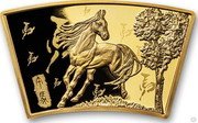 Samoa 1/2 Dollar Year of the Horse 2022 No Date 騎 coin reverse Samoa 1/2 Dollar Year of the Horse 2022 No Date 騎 coin reverse