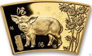 Samoa 1/2 Dollar Year of the Pig 2022 No Date 豬 coin reverse Samoa 1/2 Dollar Year of the Pig 2022 No Date 豬 coin reverse