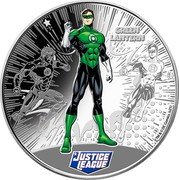 Samoa 1 Dollar (Green Lantern) KM# 617 GREEN LANTERN JUSTICE LEAGUE TM & © DC COMICS. (S21) coin reverse Samoa 1 Dollar (Green Lantern) KM# 617 GREEN LANTERN JUSTICE LEAGUE TM & © DC COMICS. (S21) coin reverse