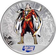 Samoa 1 Dollar (Shazam) SHAZAM JUSTICE LEAGUE TM & © DC COMICS. (S22) coin reverse Samoa 1 Dollar (Shazam) SHAZAM JUSTICE LEAGUE TM & © DC COMICS. (S22) coin reverse