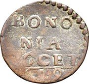 Italy 1 Quattrino (Bologna Coinage) BONO NIA DOCET coin reverse Italy 1 Quattrino (Bologna Coinage) BONO NIA DOCET coin reverse