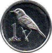 Samoa 1 Sene (Cardinal myzomela) 1 SENE coin reverse Samoa 1 Sene (Cardinal myzomela) 1 SENE coin reverse