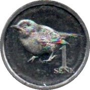 Samoa 1 Sene (Samoan Parrot Finch) 1 SENE coin reverse Samoa 1 Sene (Samoan Parrot Finch) 1 SENE coin reverse