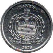 Samoa 1 Sene (Samoan Starling) SAMOA FA'AVAE I LE ATUA SAMOA 2020 coin obverse Samoa 1 Sene (Samoan Starling) SAMOA FA'AVAE I LE ATUA SAMOA 2020 coin obverse