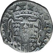 Italy 1 Soldo (Ranuccio II) PP DUX VI - RAN FAR. coin obverse Italy 1 Soldo (Ranuccio II) PP DUX VI - RAN FAR. coin obverse