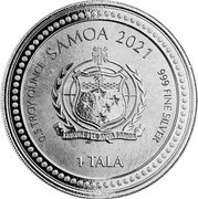 Samoa 1 Tala (Alpha & Omega - Antique) SAMOA 2021 0.5 TROY OUNCE 999 FINE SILVER 1 TALA coin obverse Samoa 1 Tala (Alpha & Omega - Antique) SAMOA 2021 0.5 TROY OUNCE 999 FINE SILVER 1 TALA coin obverse