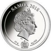 Samoa 1 Tala (History of Seafaring. HMS Victory) SAMOA 2018 12 G AG 925 IRB coin obverse Samoa 1 Tala (History of Seafaring. HMS Victory) SAMOA 2018 12 G AG 925 IRB coin obverse