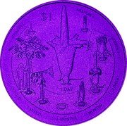 Samoa 1 Tala (Titan Arum) MONTHS DAY WEEKSA $1 coin reverse Samoa 1 Tala (Titan Arum) MONTHS DAY WEEKSA $1 coin reverse