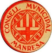 Spain 10 Centimos (Manresa) CONSELL MUNICIPAL MANRESA coin obverse Spain 10 Centimos (Manresa) CONSELL MUNICIPAL MANRESA coin obverse