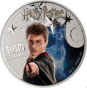 Samoa 10 Dollars (Harry Potter - Expecto Patronum) HARRY POTTER EXPECTO PATRONUM! TM & © WBEI (S21) coin reverse Samoa 10 Dollars (Harry Potter - Expecto Patronum) HARRY POTTER EXPECTO PATRONUM! TM & © WBEI (S21) coin reverse