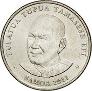 Samoa 10 Sene Tui Atua Tupua Tamasese Efi 2011 KM# 168 TUI ATUA TUPUATAMASESE EFI SAMOA 2011 coin obverse Samoa 10 Sene Tui Atua Tupua Tamasese Efi 2011 KM# 168 TUI ATUA TUPUATAMASESE EFI SAMOA 2011 coin obverse
