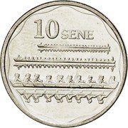 Samoa 10 Sene Tui Atua Tupua Tamasese Efi 2011 KM# 168 10 SENE coin reverse Samoa 10 Sene Tui Atua Tupua Tamasese Efi 2011 KM# 168 10 SENE coin reverse
