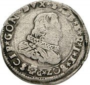 Italy 10 Soldi ND (1636-1670)  Bozzolo/ Principality Standard Coinage SCIP GON DVX SAB S R I E BOZ P coin obverse Italy 10 Soldi ND (1636-1670)  Bozzolo/ Principality Standard Coinage SCIP GON DVX SAB S R I E BOZ P coin obverse