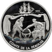 Samoa 10 Tala Comte de la Perouse 1994 Proof KM# 102 1994 1741-1788 COMTE DE LA PÉROUSE coin reverse Samoa 10 Tala Comte de la Perouse 1994 Proof KM# 102 1994 1741-1788 COMTE DE LA PÉROUSE coin reverse