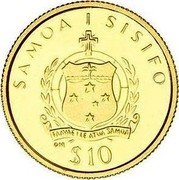 Samoa 10 Tala Summer Olympics in Atlanta. Discus Throwing 1995 KM# 113 SAMOA I SISIFO FAAVAEILE ATUA SAMOA $10 coin obverse Samoa 10 Tala Summer Olympics in Atlanta. Discus Throwing 1995 KM# 113 SAMOA I SISIFO FAAVAEILE ATUA SAMOA $10 coin obverse