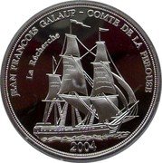 Samoa 10 Tala Tanumafili II La Recherche 2004 Proof KM# 143 JEAN FRANCOIS GALAUP - COMTE DE LA PEROUSE 2004 LA RÉCHERCHE coin reverse Samoa 10 Tala Tanumafili II La Recherche 2004 Proof KM# 143 JEAN FRANCOIS GALAUP - COMTE DE LA PEROUSE 2004 LA RÉCHERCHE coin reverse