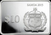 Samoa 10 Tala Night city. Rio de Janeiro 2015 Proof KM# 277 SAMOA FA'AVAE I LE ATUA SAMOA $ 10 coin obverse Samoa 10 Tala Night city. Rio de Janeiro 2015 Proof KM# 277 SAMOA FA'AVAE I LE ATUA SAMOA $ 10 coin obverse
