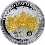 Samoa 10 Tala Maple leaves 2014 Proof KM# 274 THE GOLD LEAF COLLECTION 1 OZ .999 FINE SILVER MAPLE LEAVES 2014 coin reverse Samoa 10 Tala Maple leaves 2014 Proof KM# 274 THE GOLD LEAF COLLECTION 1 OZ .999 FINE SILVER MAPLE LEAVES 2014 coin reverse