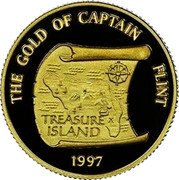 Samoa 10 Tala The Gold of Captain Flint 1997 Proof KM# 145 THE GOLD OF CAPTAIN FLINT 1997 coin reverse Samoa 10 Tala The Gold of Captain Flint 1997 Proof KM# 145 THE GOLD OF CAPTAIN FLINT 1997 coin reverse