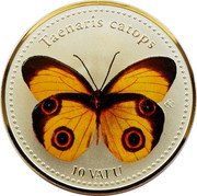 Vanuatu 10 Vatu Taenaris Catops 2006 KM# 46 TAENARIS CATOPS 10 VATU coin reverse Vanuatu 10 Vatu Taenaris Catops 2006 KM# 46 TAENARIS CATOPS 10 VATU coin reverse