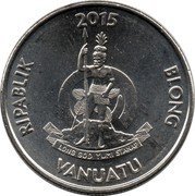 Vanuatu 10 Vatu (Coconut Crab) KM# 128 2015 RIPABLIK BLONG VANUATU LONG GOD YUMI STANAP coin obverse Vanuatu 10 Vatu (Coconut Crab) KM# 128 2015 RIPABLIK BLONG VANUATU LONG GOD YUMI STANAP coin obverse