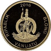 Vanuatu 10 Vatu Guggenheim Museum in Bilbao 2016 Proof LONG GOD YUMI STANAP RIPABLIK BLONG VANUATU 2016 coin obverse Vanuatu 10 Vatu Guggenheim Museum in Bilbao 2016 Proof LONG GOD YUMI STANAP RIPABLIK BLONG VANUATU 2016 coin obverse