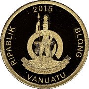 Vanuatu 10 Vatu Lotus Temple in New Delhi 2015 Proof LONG GOD YUMI STANAP RIPABLIK BLONG VANUATU 2016 coin obverse Vanuatu 10 Vatu Lotus Temple in New Delhi 2015 Proof LONG GOD YUMI STANAP RIPABLIK BLONG VANUATU 2016 coin obverse