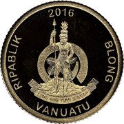 Vanuatu 10 Vatu Palace of Westminster in London 2016 Proof LONG GOD YUMI STANAP RIPABLIK BLONG VANUATU 2016 coin obverse Vanuatu 10 Vatu Palace of Westminster in London 2016 Proof LONG GOD YUMI STANAP RIPABLIK BLONG VANUATU 2016 coin obverse