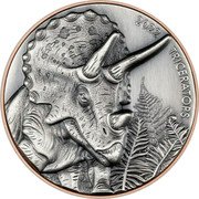 Vanuatu 10 Vatu (Triceratops) TRICERATOPS 2022 coin reverse Vanuatu 10 Vatu (Triceratops) TRICERATOPS 2022 coin reverse