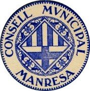 Spain 15 Centimos (Manresa) CONSELL MUNICIPAL MANRESA coin obverse