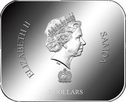 Samoa 2 Dollars Black Swans - Left 2020 Only in set IRB ELIZABETH II SAMOA 2 DOLLARS coin obverse