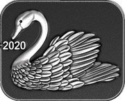Samoa 2 Dollars Black Swans - Left 2020 Only in set 2020 coin reverse