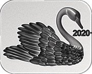 Samoa 2 Dollars Black Swans - Right 2020 Only in set 2020 coin reverse