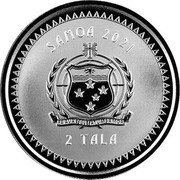 Samoa 2 Tala (Pacific Mermaid) SAMOA 2021 FA'AVAE I LE ATUA SAMOA 2 TALA coin obverse Samoa 2 Tala (Pacific Mermaid) SAMOA 2021 FA'AVAE I LE ATUA SAMOA 2 TALA coin obverse