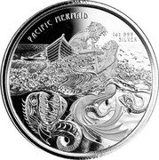 Samoa 2 Tala (Pacific Mermaid) PACIFIC MERMAID 1OZ 999 SILVER coin reverse Samoa 2 Tala (Pacific Mermaid) PACIFIC MERMAID 1OZ 999 SILVER coin reverse