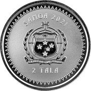 Samoa 2 Tala (Seahorse) SAMOA 2021 FA'AVAE I LE ATUA SAMOA 2 TALA coin obverse Samoa 2 Tala (Seahorse) SAMOA 2021 FA'AVAE I LE ATUA SAMOA 2 TALA coin obverse