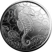 Samoa 2 Tala (Seahorse)  coin reverse Samoa 2 Tala (Seahorse)  coin reverse