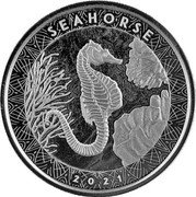 Samoa 2 Tala (Seahorse) SEAHORSE 2021 coin reverse Samoa 2 Tala (Seahorse) SEAHORSE 2021 coin reverse