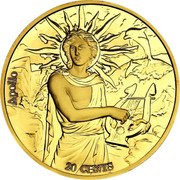 Samoa 20 Cents Apollo & Gemini 2021 APOLLO 20 CENTS coin reverse Samoa 20 Cents Apollo & Gemini 2021 APOLLO 20 CENTS coin reverse