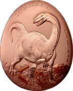 Samoa 20 Cents Lufengosaurus. Dinosaurs in Asia 2022 LUFENGOSAURUS DINOSAURS IN ASIA 2022 coin reverse Samoa 20 Cents Lufengosaurus. Dinosaurs in Asia 2022 LUFENGOSAURUS DINOSAURS IN ASIA 2022 coin reverse