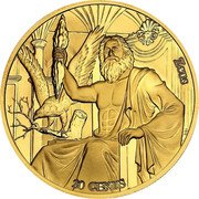Samoa 20 Cents Zeus & Leo 2021 ZEUS 20 CENTS coin reverse