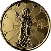 Samoa 20 Tala (Light of Christ) PX coin reverse