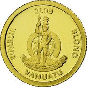 Vanuatu 20 Vatu Pantheon 2009 Proof KM# 60 RIPABLIK 2009 BLONG VANUATU LONG GOD YUMI STANAP coin obverse Vanuatu 20 Vatu Pantheon 2009 Proof KM# 60 RIPABLIK 2009 BLONG VANUATU LONG GOD YUMI STANAP coin obverse