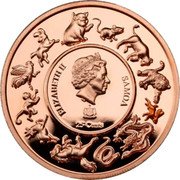 Samoa 25 Cents Bhaisajyaguru. Rabbit 2023 ELIZABETH II SAMOA 25 CENTS coin obverse Samoa 25 Cents Bhaisajyaguru. Rabbit 2023 ELIZABETH II SAMOA 25 CENTS coin obverse