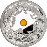 Samoa 25 Dollars (20th Anniversary African Elephant coin) 25TH ANNIV. AFRICAN ELEPHANT 25 DOLLARS .999 FINE SILVER 1 KG coin reverse Samoa 25 Dollars (20th Anniversary African Elephant coin) 25TH ANNIV. AFRICAN ELEPHANT 25 DOLLARS .999 FINE SILVER 1 KG coin reverse