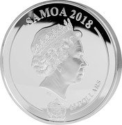 Samoa 25 Dollars (25th Anniversaire Audrey Hepburn) SAMOA 2018 25 DOLLARS IRB coin obverse Samoa 25 Dollars (25th Anniversaire Audrey Hepburn) SAMOA 2018 25 DOLLARS IRB coin obverse