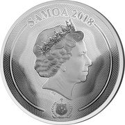 Samoa 25 Dollars (35 Anniversary Panda Coin of China) SAMOA 2018 IRB coin obverse Samoa 25 Dollars (35 Anniversary Panda Coin of China) SAMOA 2018 IRB coin obverse