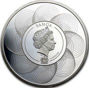Samoa 25 Dollars (Chinese Zodiac Lunar Calendar) IRB SAMOA 25 DOLLARS coin obverse Samoa 25 Dollars (Chinese Zodiac Lunar Calendar) IRB SAMOA 25 DOLLARS coin obverse