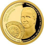Samoa 25 Dollars (Czech Tennis Legends. Petra Kvitova) CZECH TENNIS LEGEND PETRA KVITOVA coin reverse Samoa 25 Dollars (Czech Tennis Legends. Petra Kvitova) CZECH TENNIS LEGEND PETRA KVITOVA coin reverse